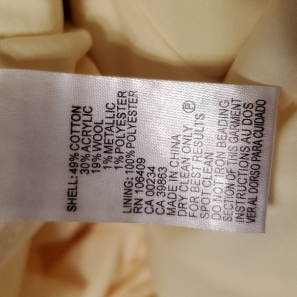 NEW Tahari Arthur S Levine petite yellow dress - Picture 10 of 15